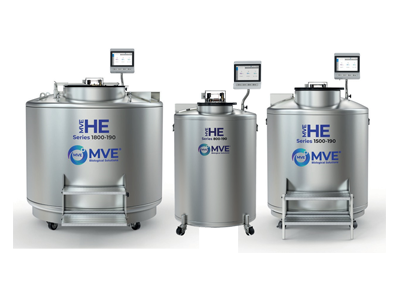 MVE HE液氮储存系统_配备 BioConnect™控制器